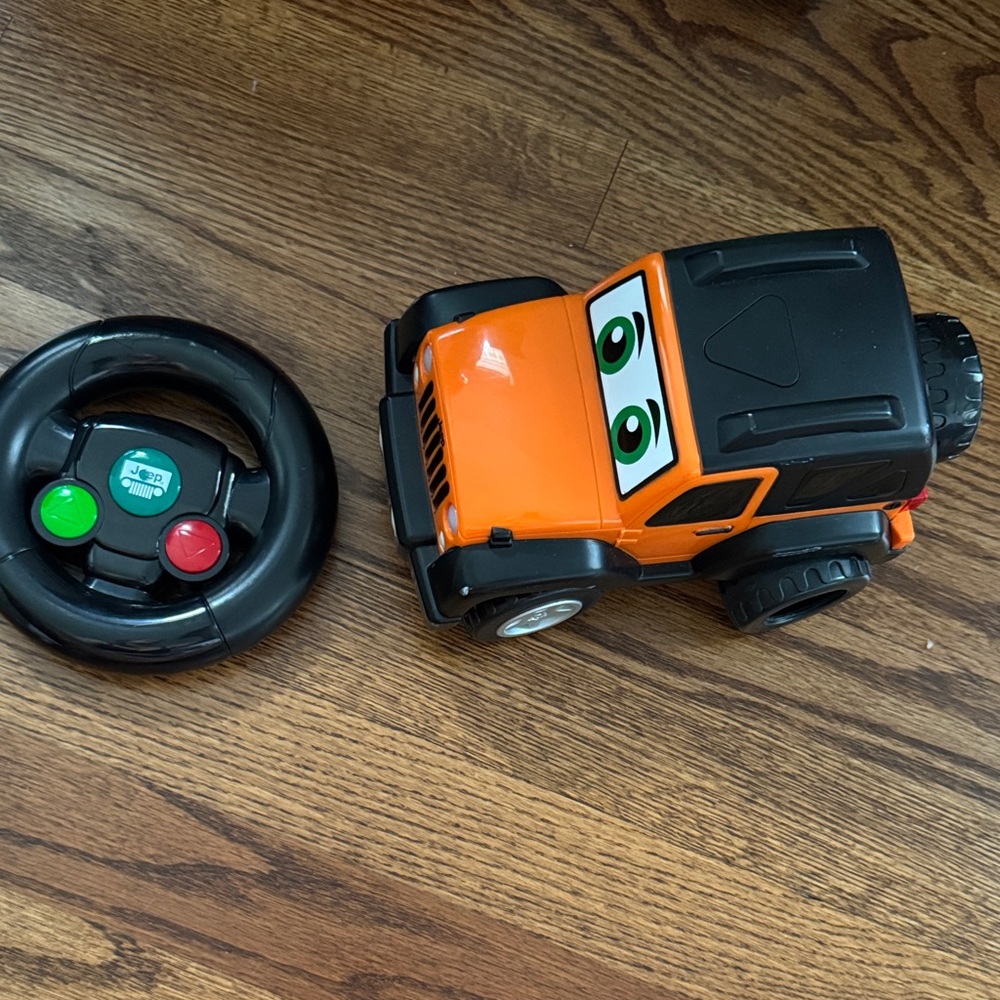 Orange Remote Control Jeep